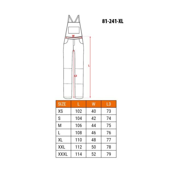 NEO TOOLS Polukombinezon maskirni - 81-241