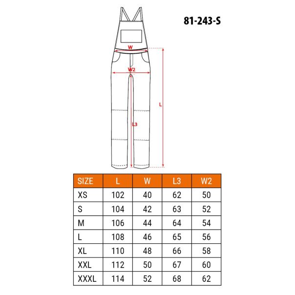 NEO TOOLS Polukombinezon Camo Navy - 81-243