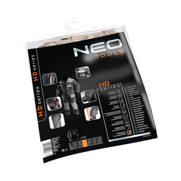 NEO TOOLS Kombinezon sivi - 81-250