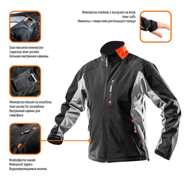 NEO TOOLS Jakna vodo/vetronepropusna - 81-550