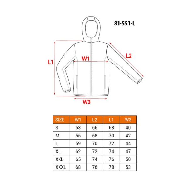 NEO TOOLS Jakna softshell troslojna - 81-551