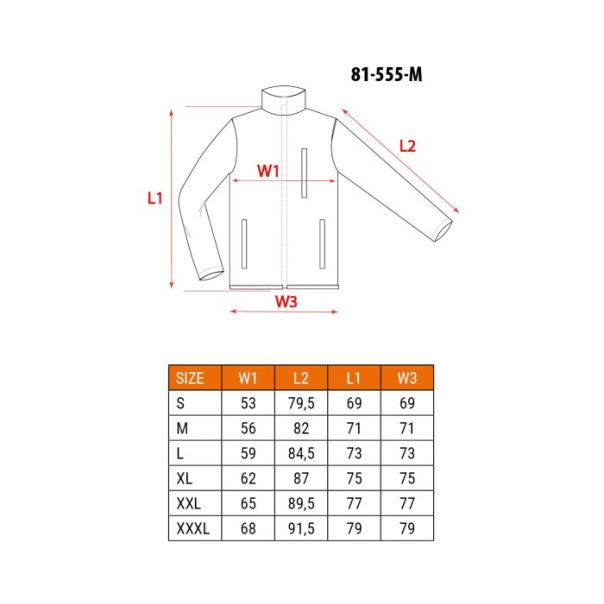 NEO TOOLS Dukserica softshell - 81-555