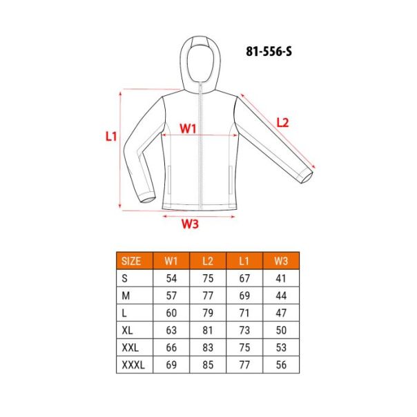 NEO TOOLS Jakna sa kapuljačom - 81-556