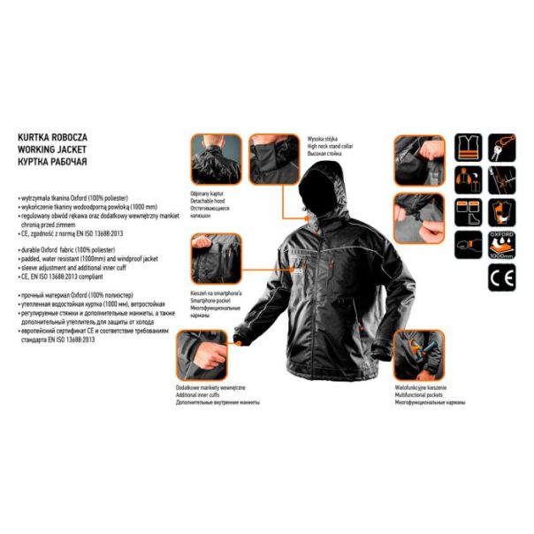 NEO TOOLS Jakna Oxford - 81-570