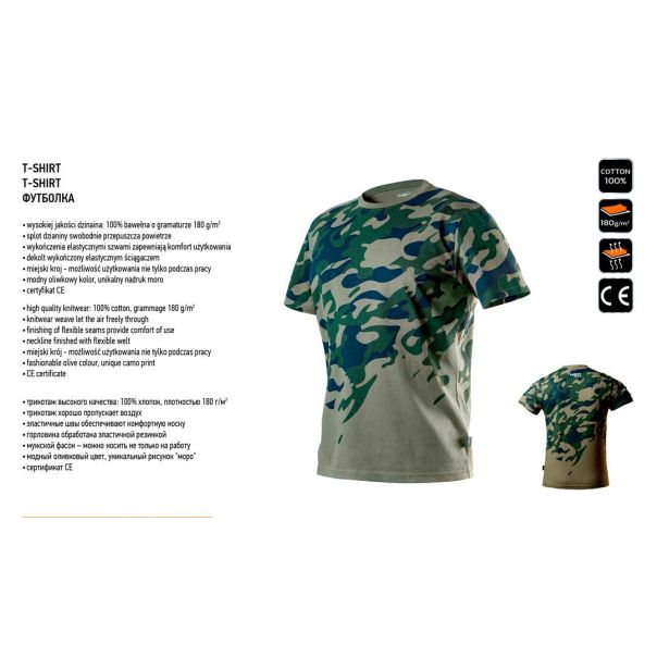 NEO TOOLS Majica CAMO - 81-613