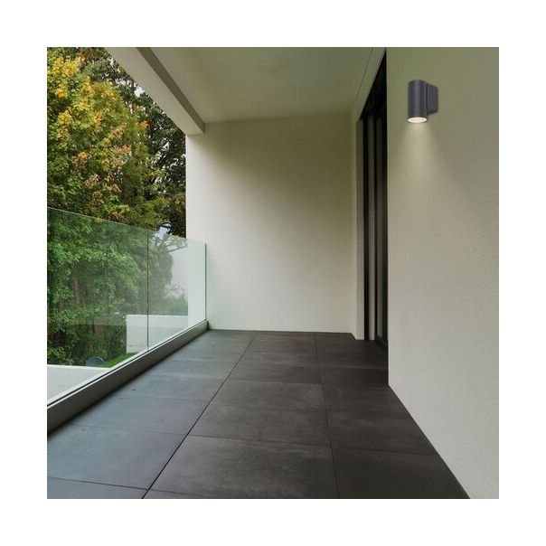 Rabalux Spoljna zidna rasveta Phoenix GU10 1X MAX 10W antracit siva (8118) - 8118-1