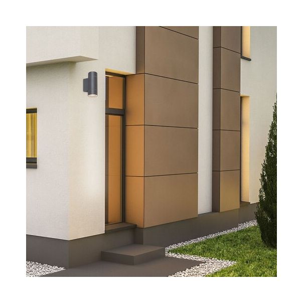 Rabalux Spoljna zidna rasveta Phoenix GU10 2X MAX 10W antracit siva (8119) - 8119-1