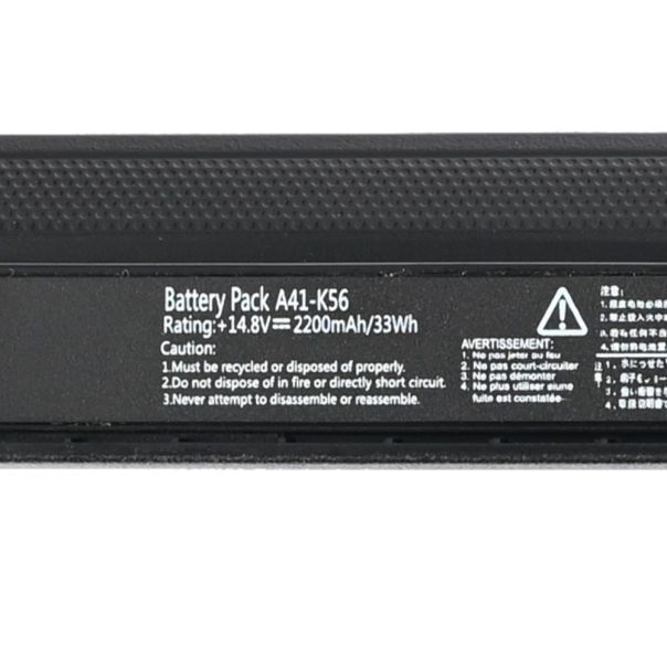 Baterija za laptop Asus A41-K56 14.8V 2200mAh HQ2200 B - 223672