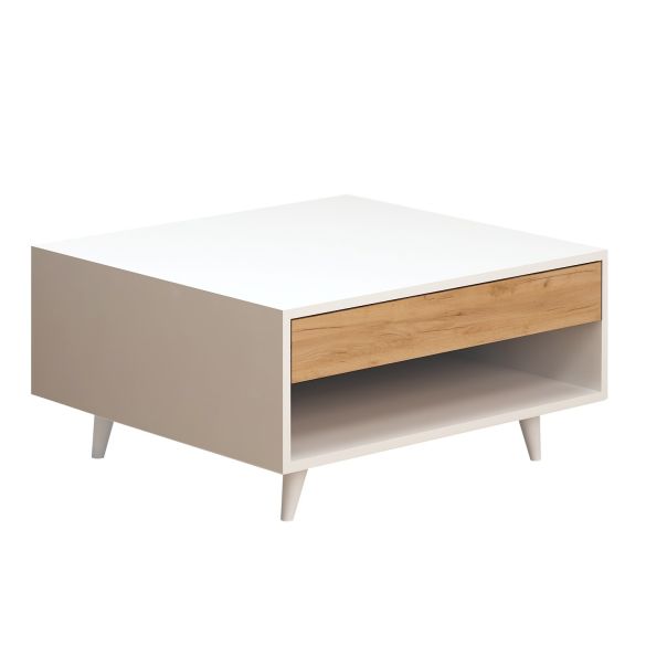 HANAH HOME Klub sto Silla, bela/krem - 811MDD2809