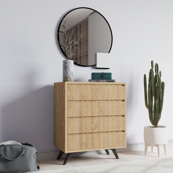 HANAH HOME Komoda Suvera, krem - EP2799748