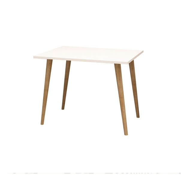 HANAH HOME Radni sto Lery, bela/braon - EP2800917