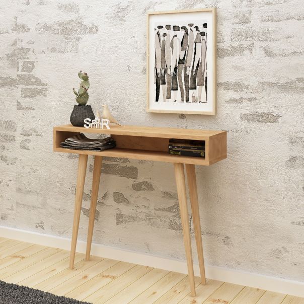 HANAH HOME Konzolni sto Ottoke svetlo braon - EP2800926