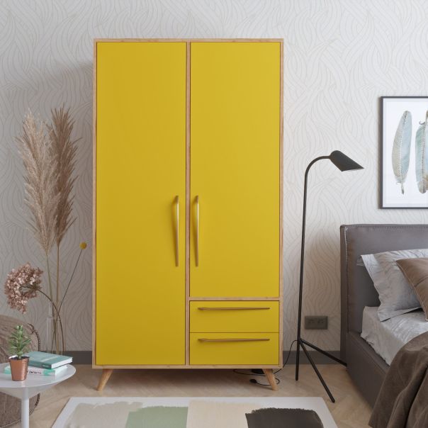 HANAH HOME Ormar Cyria, žuta - 811MDD4126