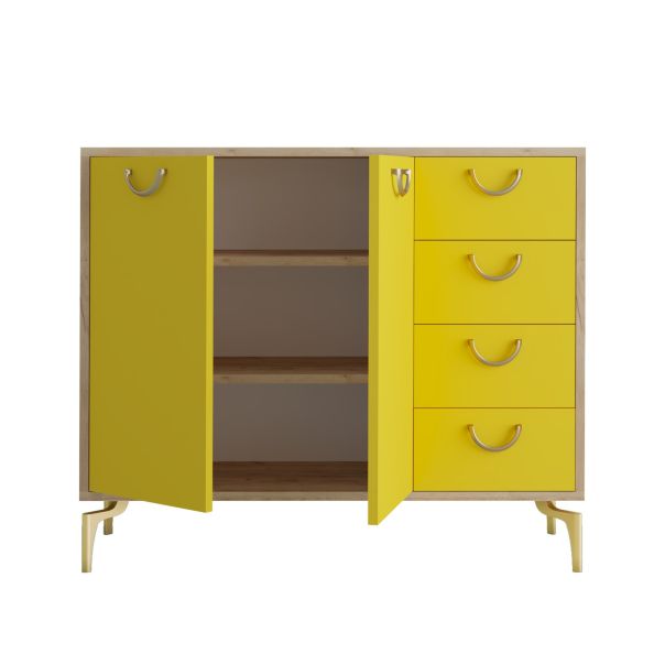 HANAH HOME Cipelarnik Zea, žuta - 811MDD4130