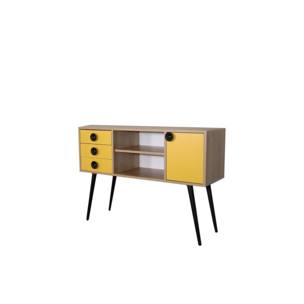 HANAH HOME Komoda Indira, žuta/krem - 811MDD4134