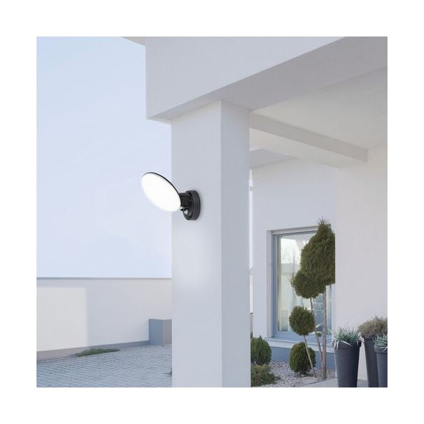 Rabalux Spoljna zidna rasveta Varna LED 12W crna (8135) - 8135