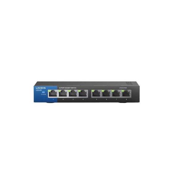 LINKSYS 8-Port Desktop Gigabit Switch (LGS108) LGS108-EU-RTL - 81461