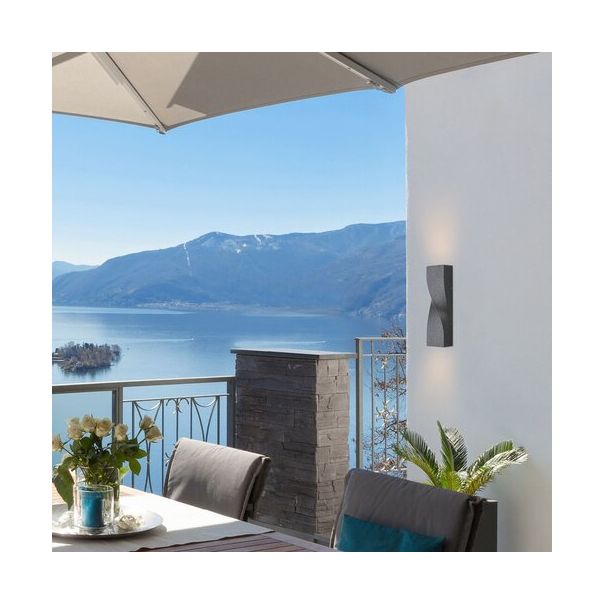 Rabalux Spoljna zidna rasveta Follina LED 11W crna (8154) - 8154