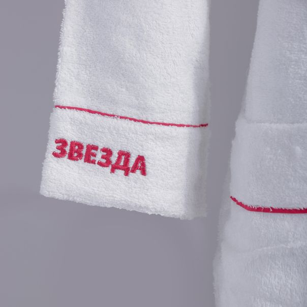 CRVENA ZVEZDA Bademantil M, bela - 816-24.M