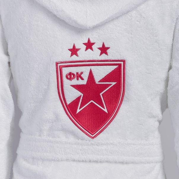 CRVENA ZVEZDA Bademantil M, bela - 816-24.M