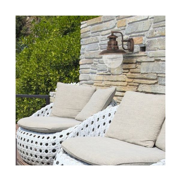 Rabalux Spoljna zidna rasveta Odessa E27 1x MAX 60W antično smeđe (8163) - 8163