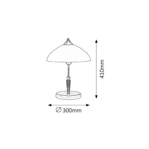 Rabalux Noćna svetla Regina E14 1x MAX 40W bronzana (8172) - 8172