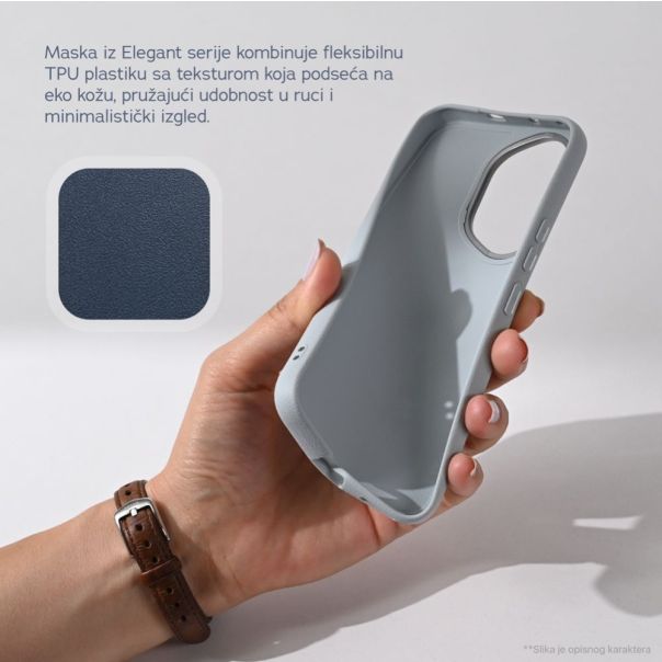 Maska za Honor X6c Elegant crna - 222705