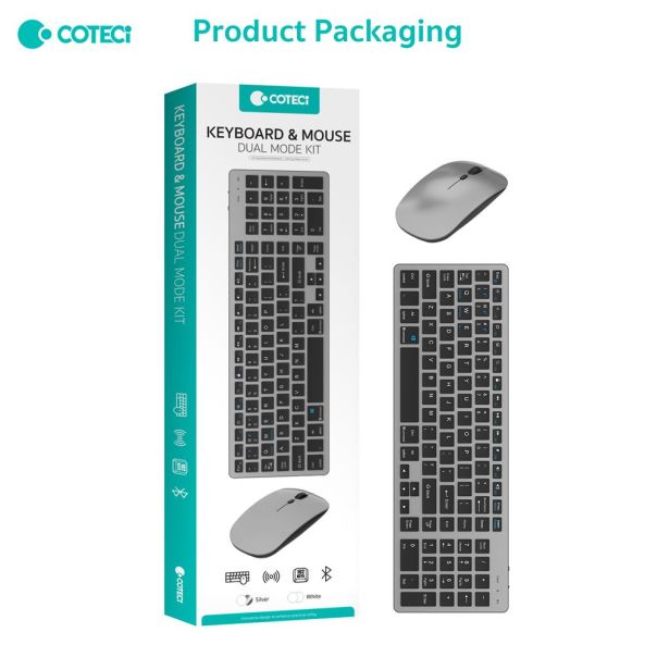 Combo mis i tastatura Coteci 102 siva - 224060