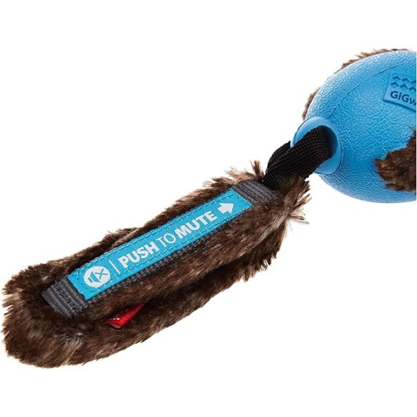 GIGWI Senzorna igračka za pse patka, plava - G6211