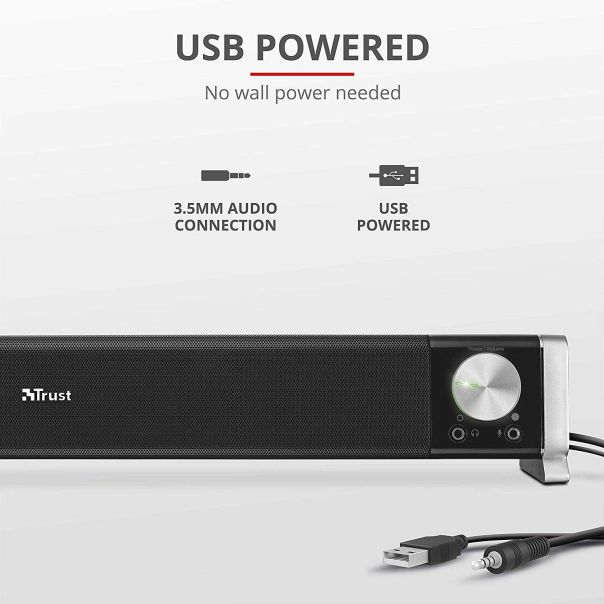 TRUST Zvučnik Soundbar Asto USB 12W - 21046-1