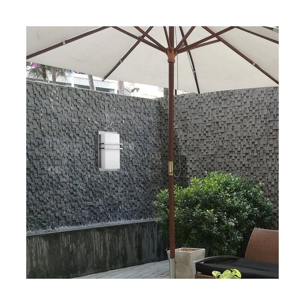 Rabalux Spoljna zidna rasveta Seattle E27 1x MAX 11W brušeni hrom (8229) - 8229