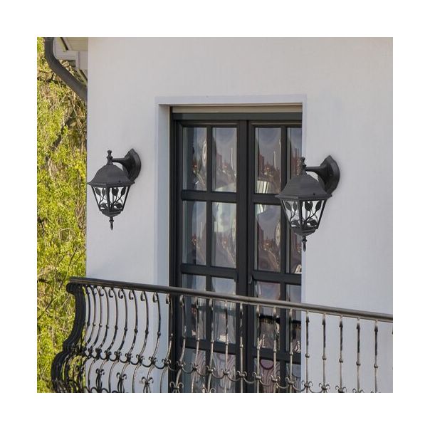 Rabalux Spoljna zidna rasveta Haga E27 1x MAX 100W crna (8243) - 8243