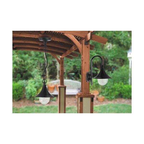 Rabalux Spoljna visilice Konstanz E27 1x MAX 100W crna (8246) - 8246