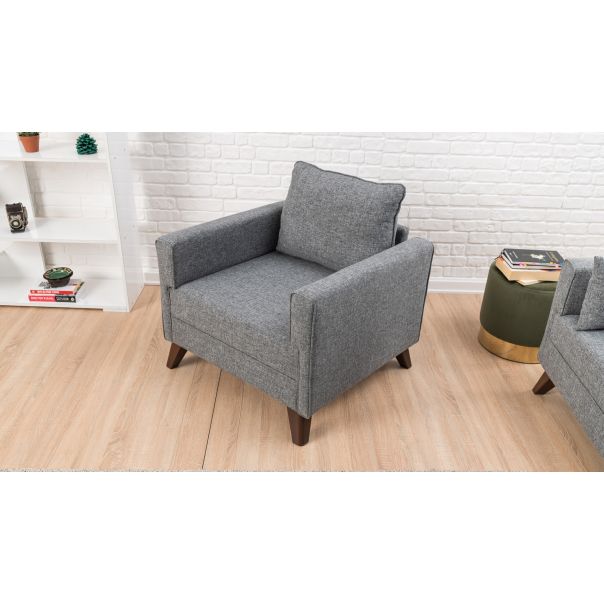 ATELIER DEL SOFA Fotelja Bella Armchair, siva - 825BLC1497