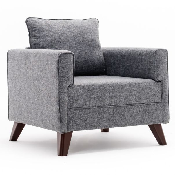ATELIER DEL SOFA Fotelja Bella Armchair, siva - 825BLC1497