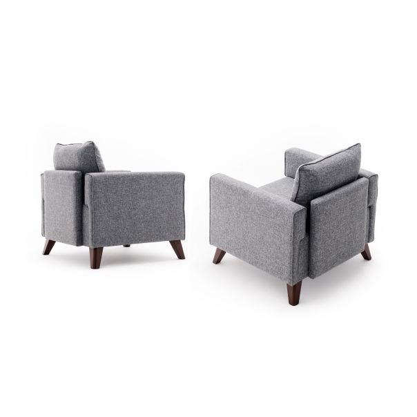 ATELIER DEL SOFA Fotelja Bella Armchair, siva - 825BLC1497