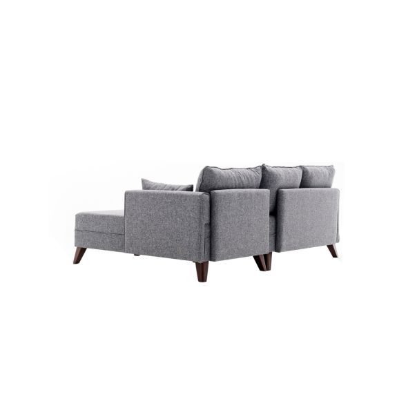 ATELIER DEL SOFA Ugaona garnitura Bella, desna, siva - 825BLC1504
