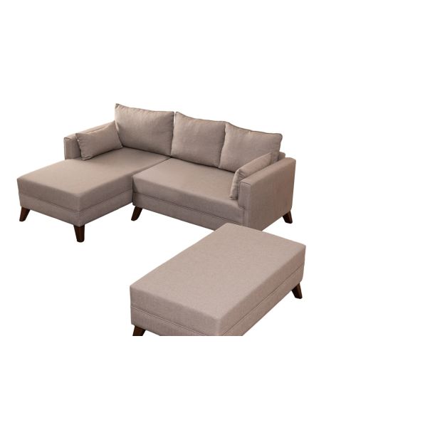 ATELIER DEL SOFA Ugaona garnitura Bella, leva, krem - 825BLC1510