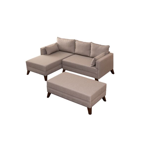 ATELIER DEL SOFA Ugaona garnitura Bella, leva, krem - 825BLC1510