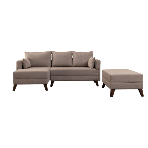 ATELIER DEL SOFA Ugaona garnitura Bella, leva, krem - 825BLC1510