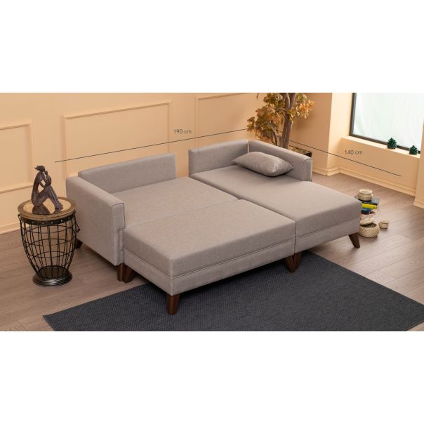 ATELIER DEL SOFA Ugaona garnitura Bella, desna, krem - 825BLC1511