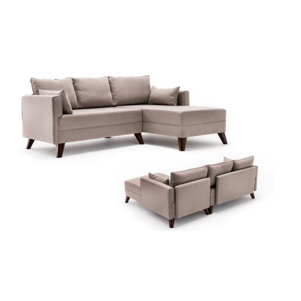 ATELIER DEL SOFA Ugaona garnitura Bella, desna, krem - 825BLC1511