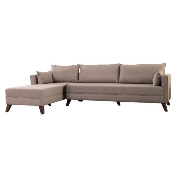 ATELIER DEL SOFA Ugaona garnitura Bella, leva, krem - 825BLC1512