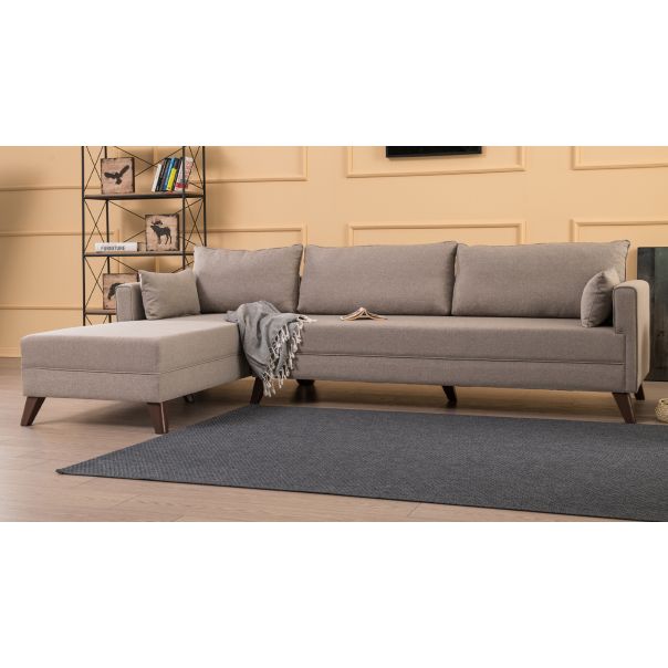 ATELIER DEL SOFA Ugaona garnitura Bella, leva, krem - 825BLC1512