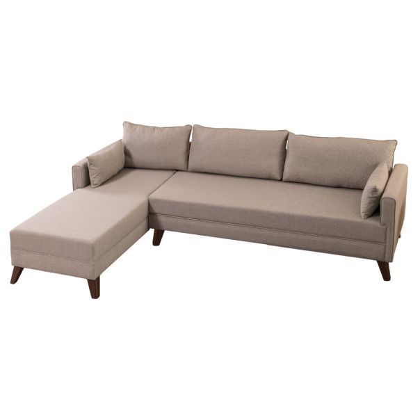 ATELIER DEL SOFA Ugaona garnitura Bella, leva, krem - 825BLC1512
