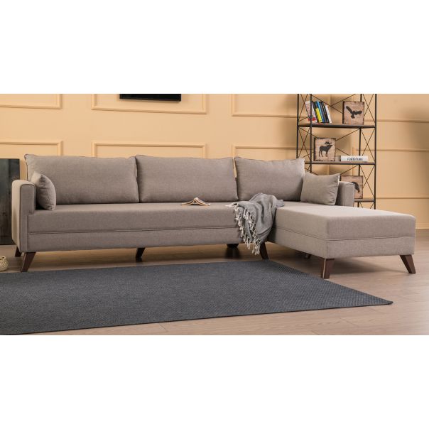 ATELIER DEL SOFA Ugaona garnitura Bella, desna, krem - 825BLC1513