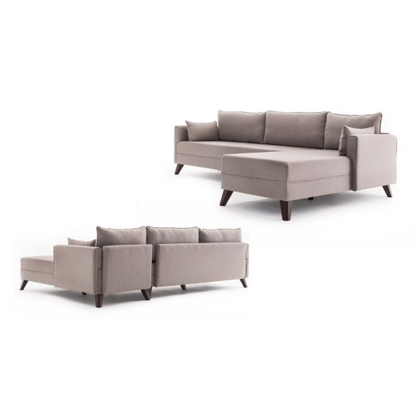 ATELIER DEL SOFA Ugaona garnitura Bella, desna, krem - 825BLC1513