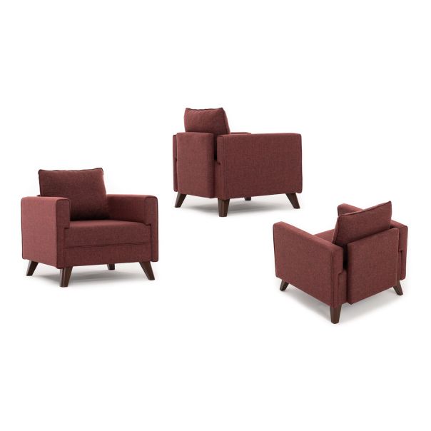ATELIER DEL SOFA Fotelja Bella Armchair, crvena - 825BLC1514