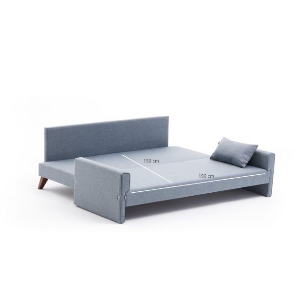 ATELIER DEL SOFA Trosed Bella Soft bed, plava - 825BLC1688