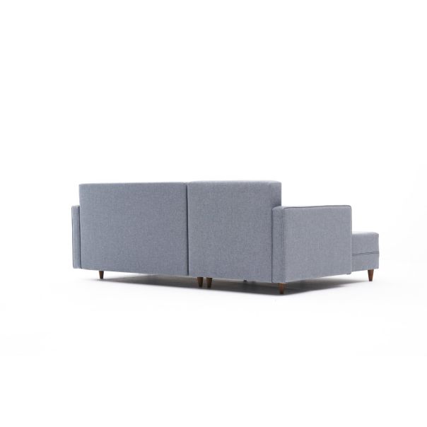 ATELIER DEL SOFA Ugaona garnitura Aydam, leva, plava - 825BLC1721